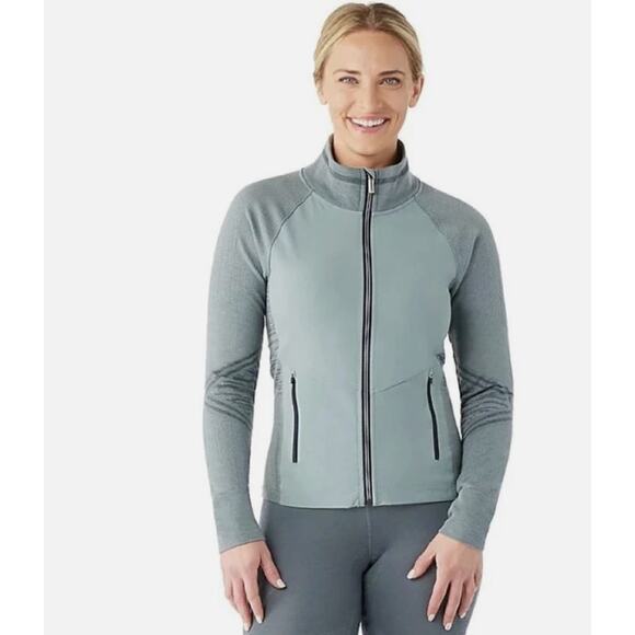 Smartwool Intraknit Active Full Zip Jacket Women Size XS Merino Wool Performance - Picture 1 of 16